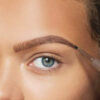 Provoc fork-tip applied on woman's face